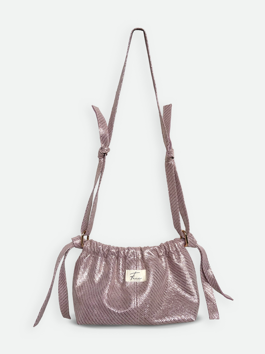 Ruffle Bag - Champagne Blush