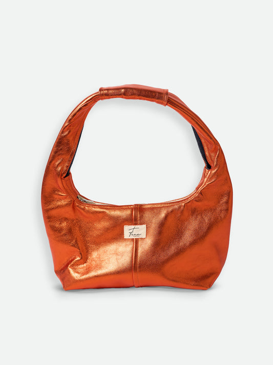 Leather Hobo Bag - Sunset