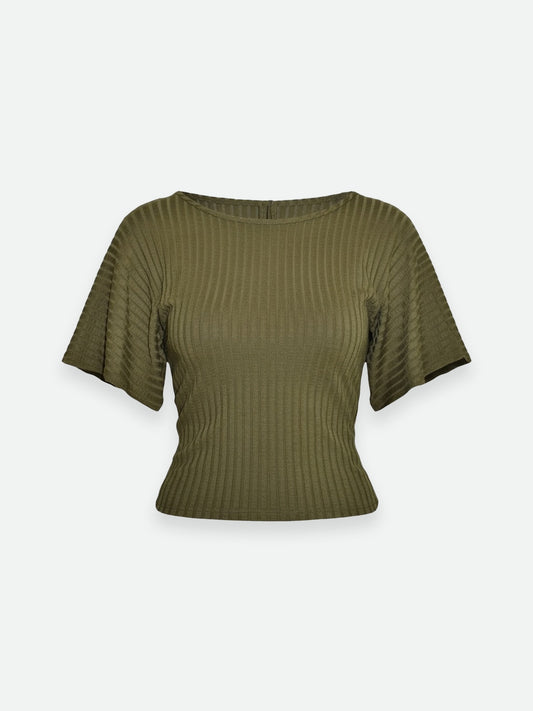 Knitt Top - Mossy