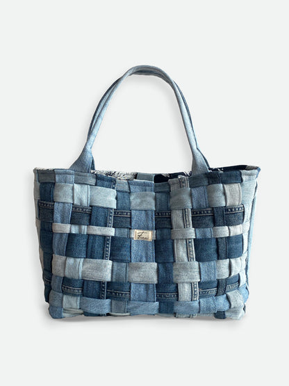 Beach Bag - Denim Woven