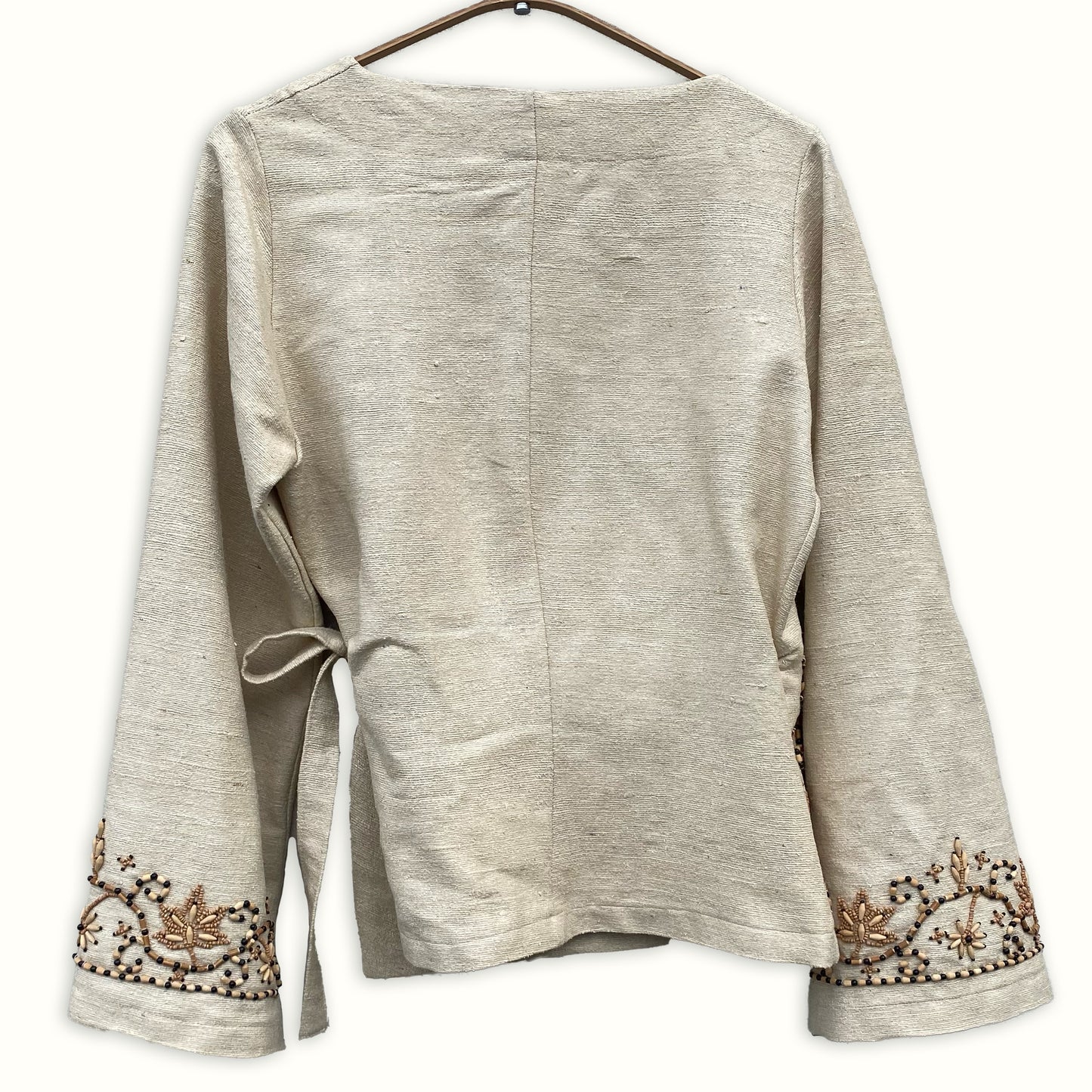 Wrap Blouse - Sand Beads
