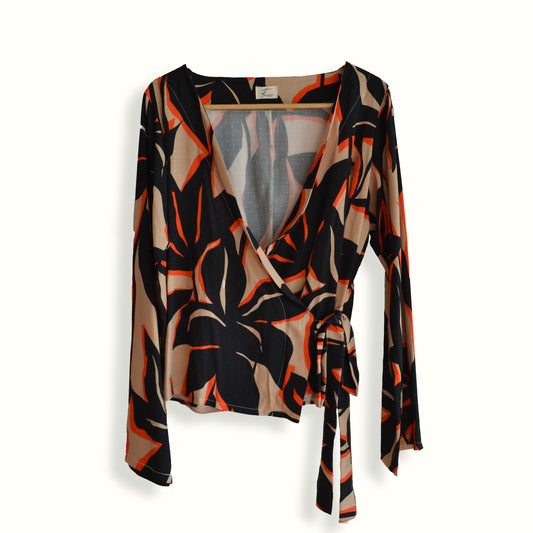 Wrap Blouse - Bloom