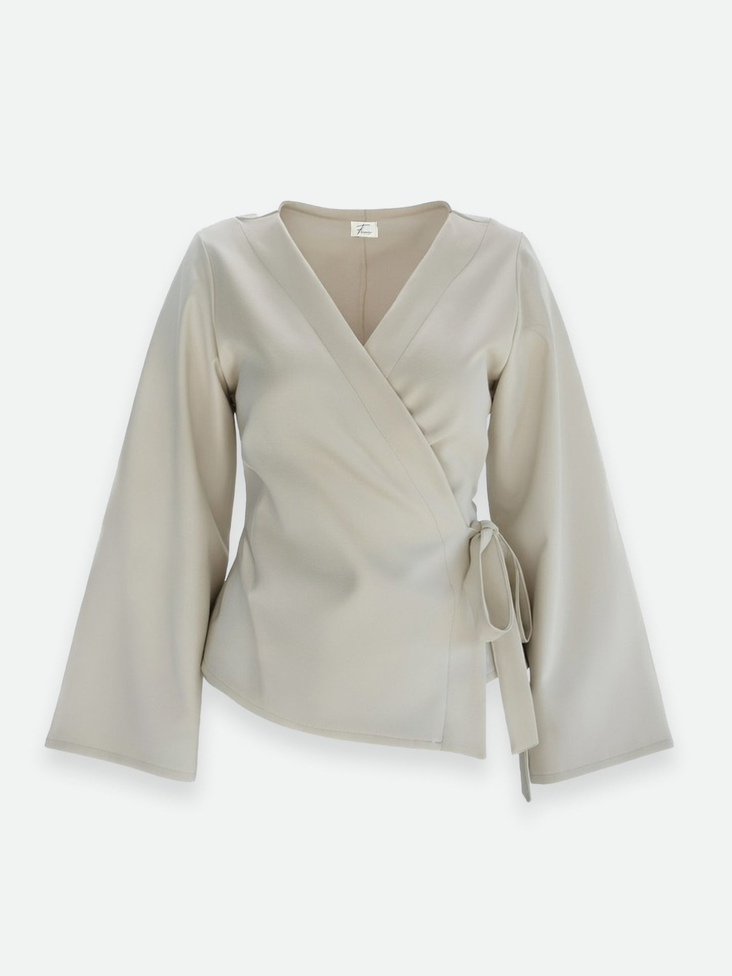 Wrap Blouse - Cloud