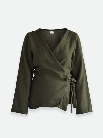 Wrap Blouse – Forest