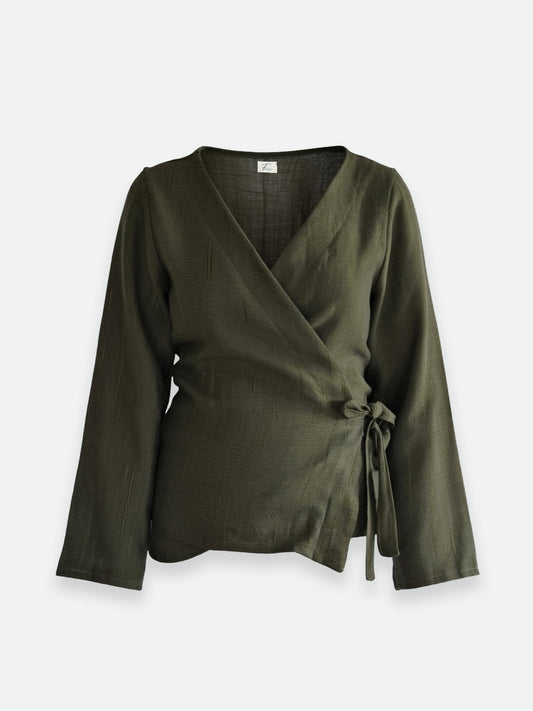 Wrap Blouse – Forest