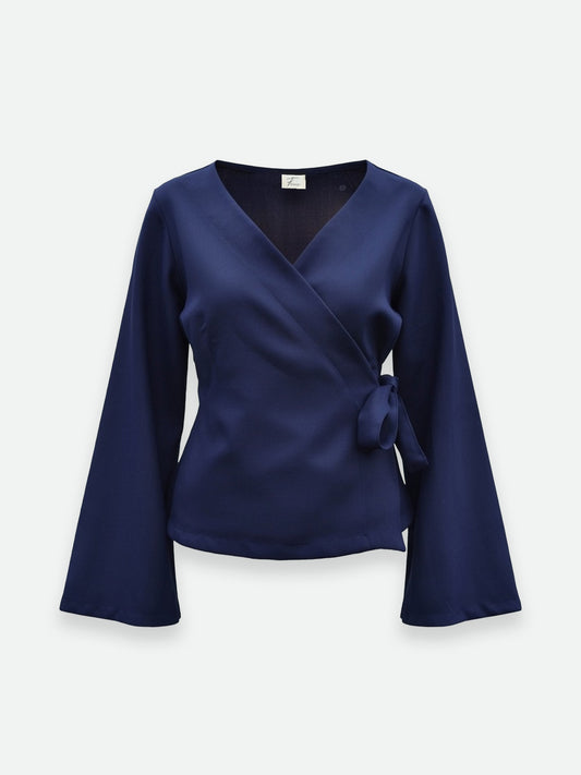Wrap Blouse - Midnight