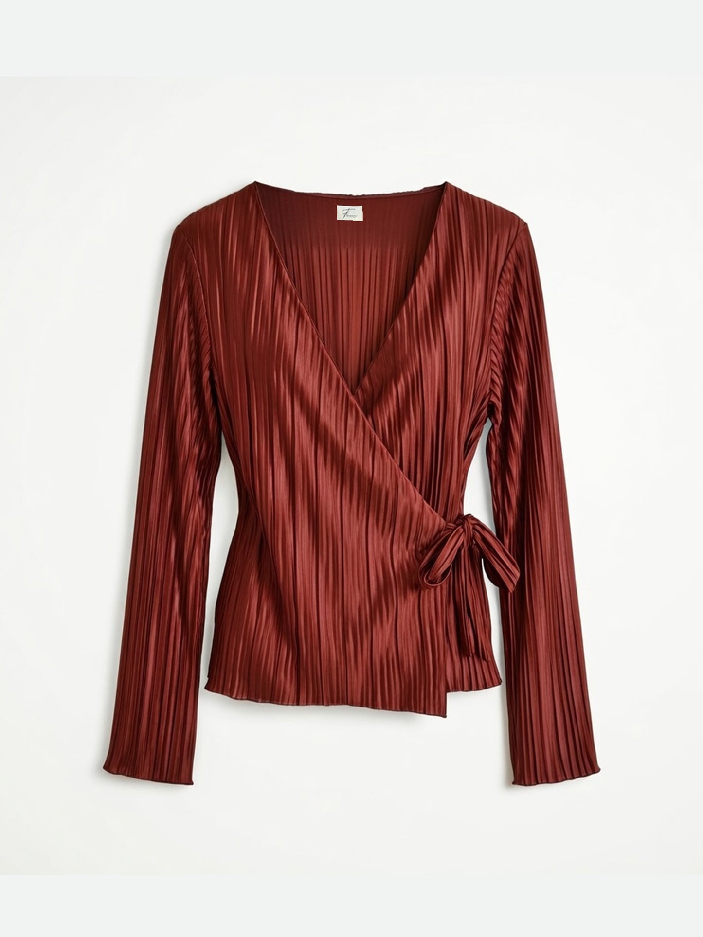 Wrap Blouse - Plissé