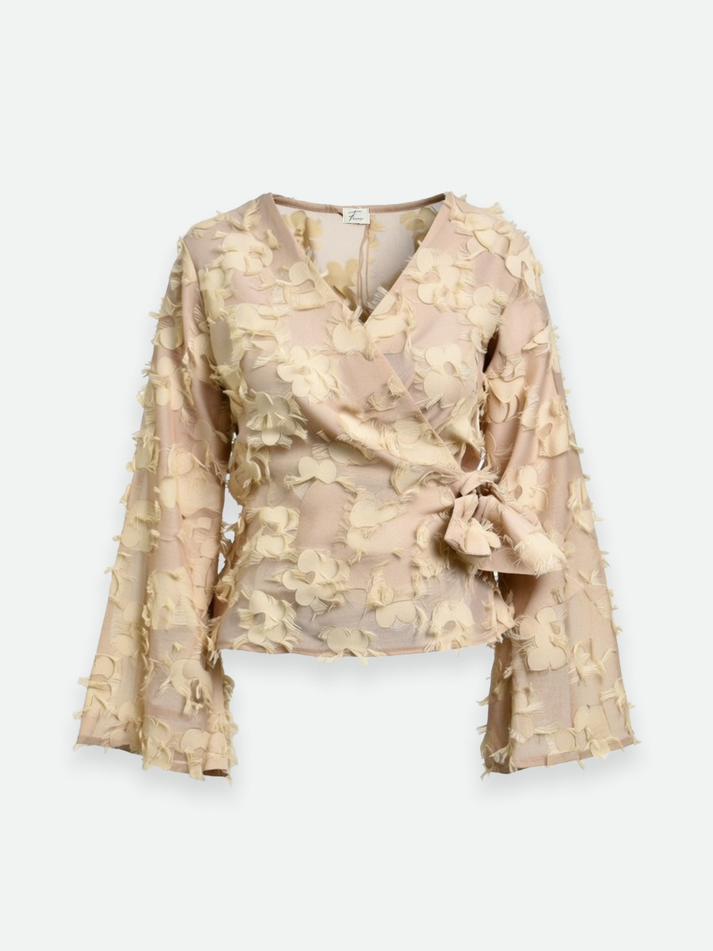 Wrap Blouse - Soft Flowers
